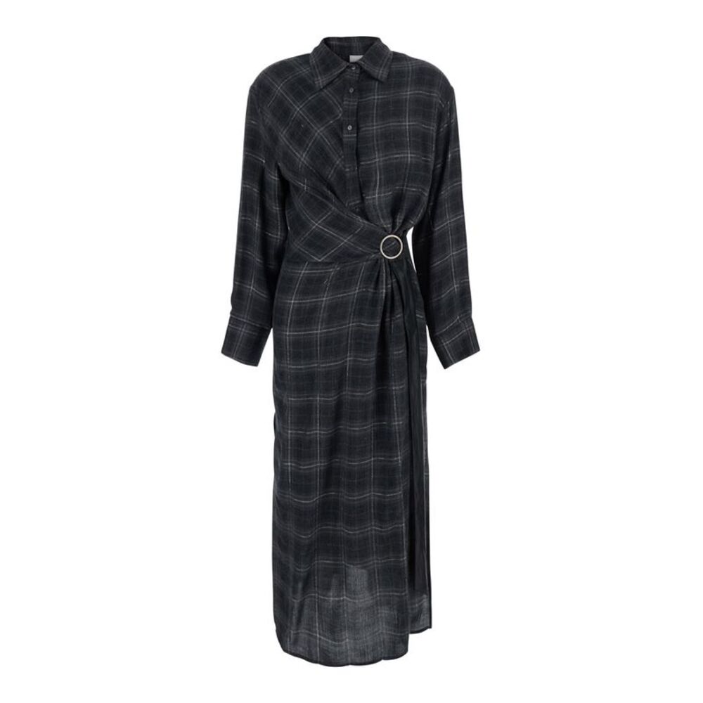 Rame Women Essential Black Fabric Dress For Women